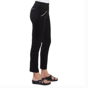 Jamie Sadock Ankle Pant Skinnyliscious Black Golf Pants Size 8